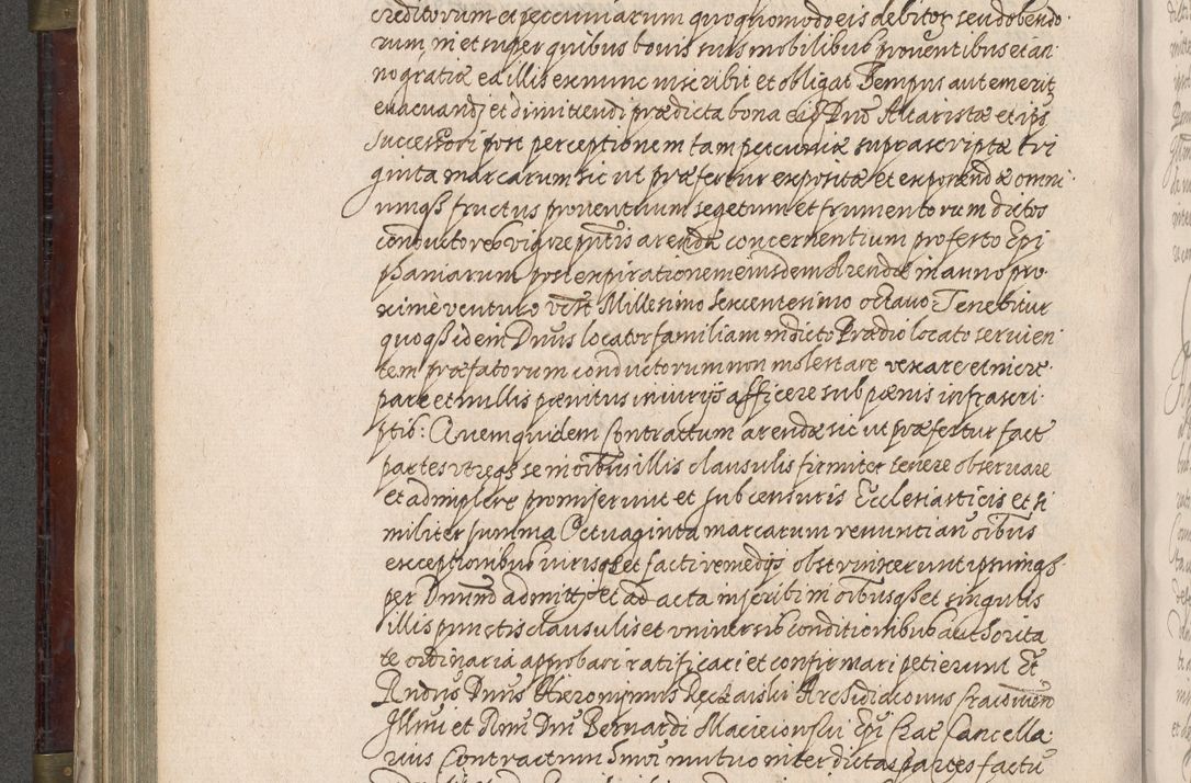 Zdjęcie nr 363 dla obiektu archiwalnego: Acta actorum, obligationum, inscriptionum, institutionum, erectionum, decretorum et generis eiusdem aliorum factorum et gestorum coram R. D. Bernardo Maciejowski, episcopo Cracoviensi per annnos 1603 - 1606 mensem Septembrem inclusive acticatorum.
