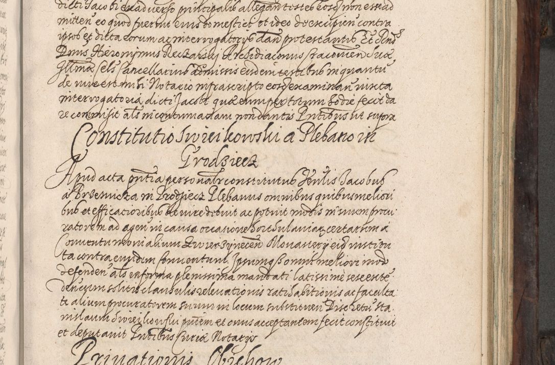 Zdjęcie nr 364 dla obiektu archiwalnego: Acta actorum, obligationum, inscriptionum, institutionum, erectionum, decretorum et generis eiusdem aliorum factorum et gestorum coram R. D. Bernardo Maciejowski, episcopo Cracoviensi per annnos 1603 - 1606 mensem Septembrem inclusive acticatorum.