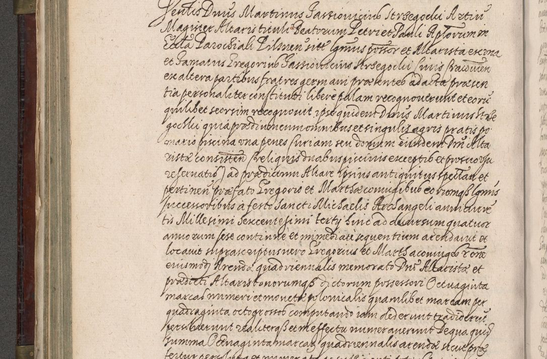 Zdjęcie nr 361 dla obiektu archiwalnego: Acta actorum, obligationum, inscriptionum, institutionum, erectionum, decretorum et generis eiusdem aliorum factorum et gestorum coram R. D. Bernardo Maciejowski, episcopo Cracoviensi per annnos 1603 - 1606 mensem Septembrem inclusive acticatorum.