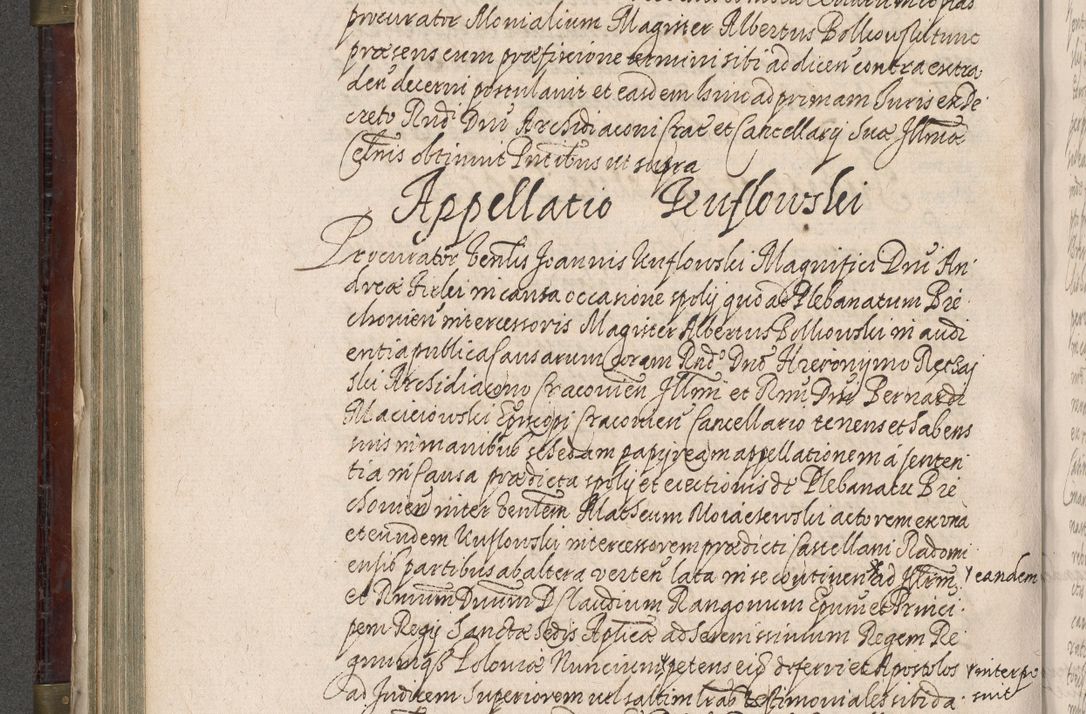 Zdjęcie nr 359 dla obiektu archiwalnego: Acta actorum, obligationum, inscriptionum, institutionum, erectionum, decretorum et generis eiusdem aliorum factorum et gestorum coram R. D. Bernardo Maciejowski, episcopo Cracoviensi per annnos 1603 - 1606 mensem Septembrem inclusive acticatorum.