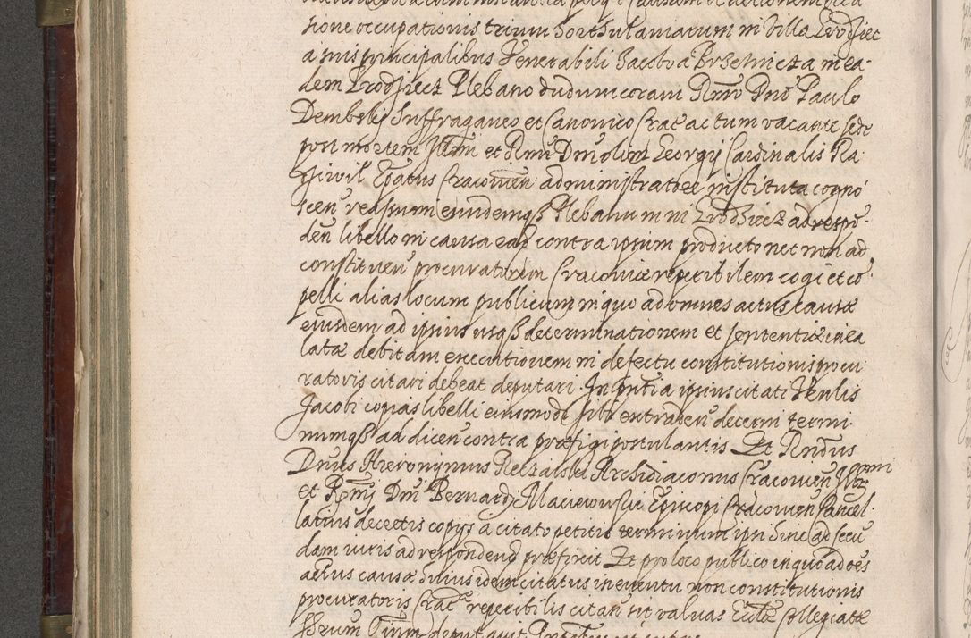 Zdjęcie nr 351 dla obiektu archiwalnego: Acta actorum, obligationum, inscriptionum, institutionum, erectionum, decretorum et generis eiusdem aliorum factorum et gestorum coram R. D. Bernardo Maciejowski, episcopo Cracoviensi per annnos 1603 - 1606 mensem Septembrem inclusive acticatorum.