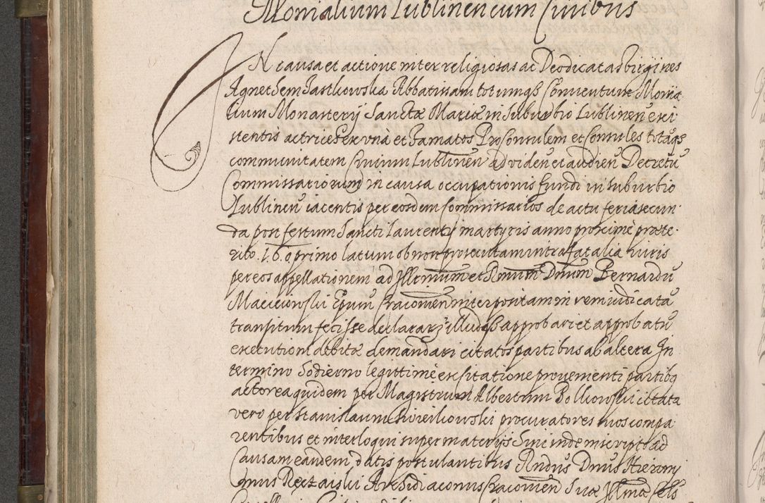 Zdjęcie nr 347 dla obiektu archiwalnego: Acta actorum, obligationum, inscriptionum, institutionum, erectionum, decretorum et generis eiusdem aliorum factorum et gestorum coram R. D. Bernardo Maciejowski, episcopo Cracoviensi per annnos 1603 - 1606 mensem Septembrem inclusive acticatorum.