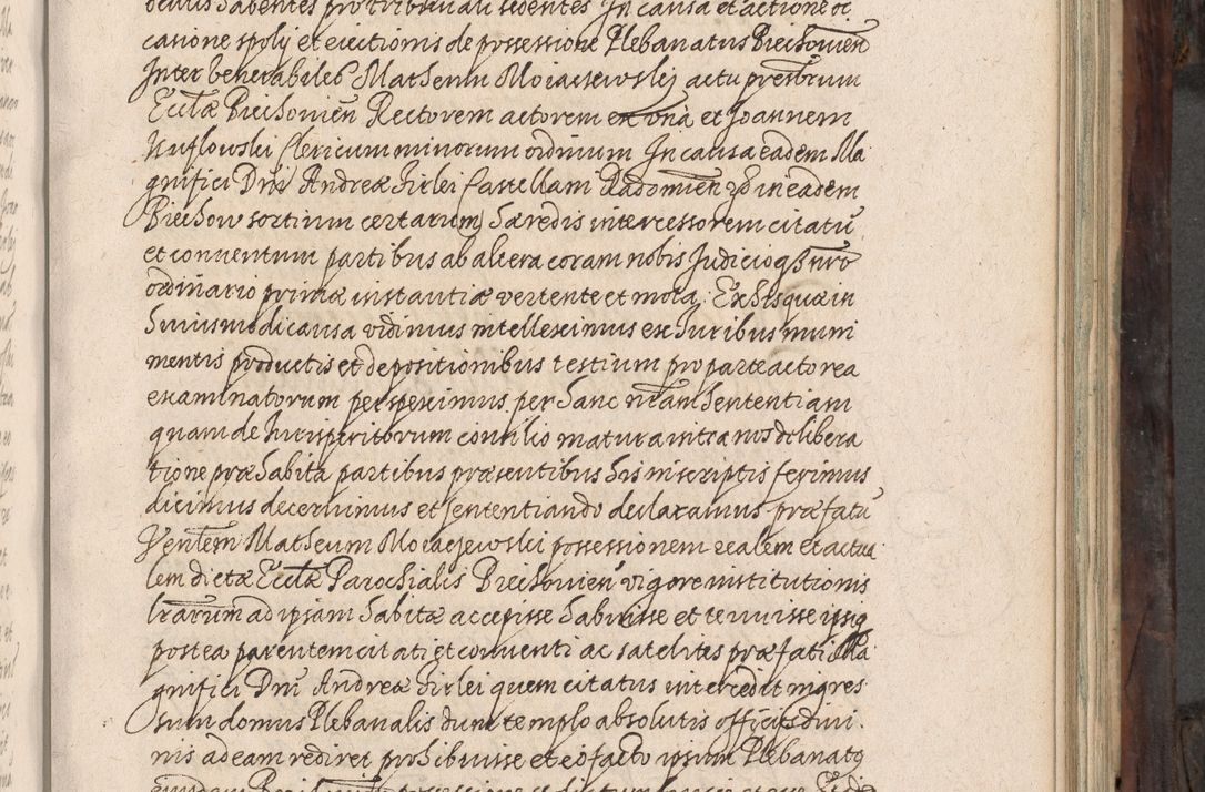 Zdjęcie nr 342 dla obiektu archiwalnego: Acta actorum, obligationum, inscriptionum, institutionum, erectionum, decretorum et generis eiusdem aliorum factorum et gestorum coram R. D. Bernardo Maciejowski, episcopo Cracoviensi per annnos 1603 - 1606 mensem Septembrem inclusive acticatorum.