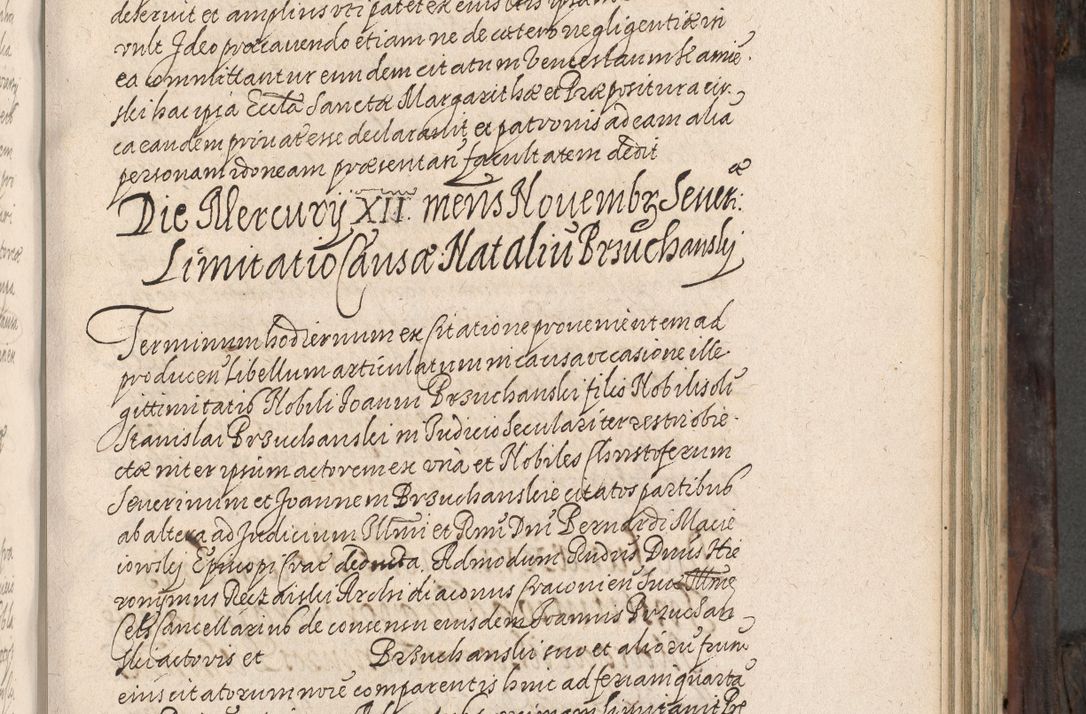 Zdjęcie nr 320 dla obiektu archiwalnego: Acta actorum, obligationum, inscriptionum, institutionum, erectionum, decretorum et generis eiusdem aliorum factorum et gestorum coram R. D. Bernardo Maciejowski, episcopo Cracoviensi per annnos 1603 - 1606 mensem Septembrem inclusive acticatorum.