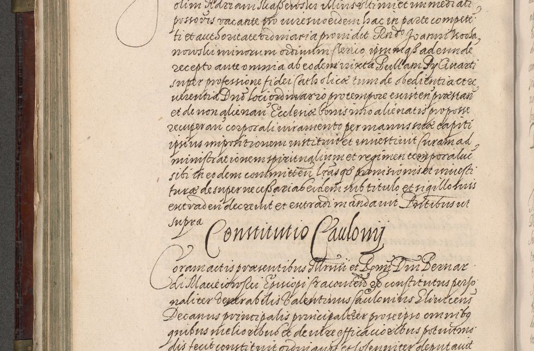 Zdjęcie nr 315 dla obiektu archiwalnego: Acta actorum, obligationum, inscriptionum, institutionum, erectionum, decretorum et generis eiusdem aliorum factorum et gestorum coram R. D. Bernardo Maciejowski, episcopo Cracoviensi per annnos 1603 - 1606 mensem Septembrem inclusive acticatorum.