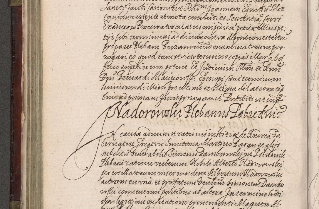 Zdjęcie nr 311 dla obiektu archiwalnego: Acta actorum, obligationum, inscriptionum, institutionum, erectionum, decretorum et generis eiusdem aliorum factorum et gestorum coram R. D. Bernardo Maciejowski, episcopo Cracoviensi per annnos 1603 - 1606 mensem Septembrem inclusive acticatorum.