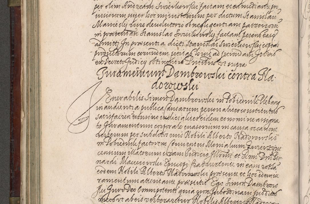Zdjęcie nr 307 dla obiektu archiwalnego: Acta actorum, obligationum, inscriptionum, institutionum, erectionum, decretorum et generis eiusdem aliorum factorum et gestorum coram R. D. Bernardo Maciejowski, episcopo Cracoviensi per annnos 1603 - 1606 mensem Septembrem inclusive acticatorum.