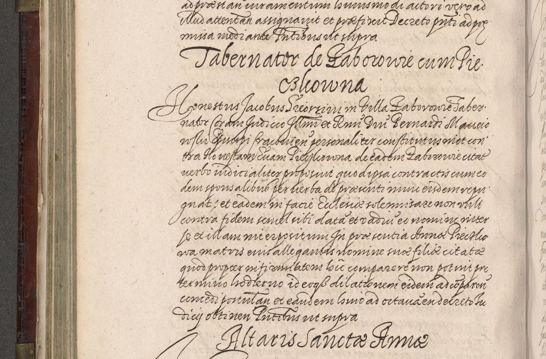 Zdjęcie nr 299 dla obiektu archiwalnego: Acta actorum, obligationum, inscriptionum, institutionum, erectionum, decretorum et generis eiusdem aliorum factorum et gestorum coram R. D. Bernardo Maciejowski, episcopo Cracoviensi per annnos 1603 - 1606 mensem Septembrem inclusive acticatorum.