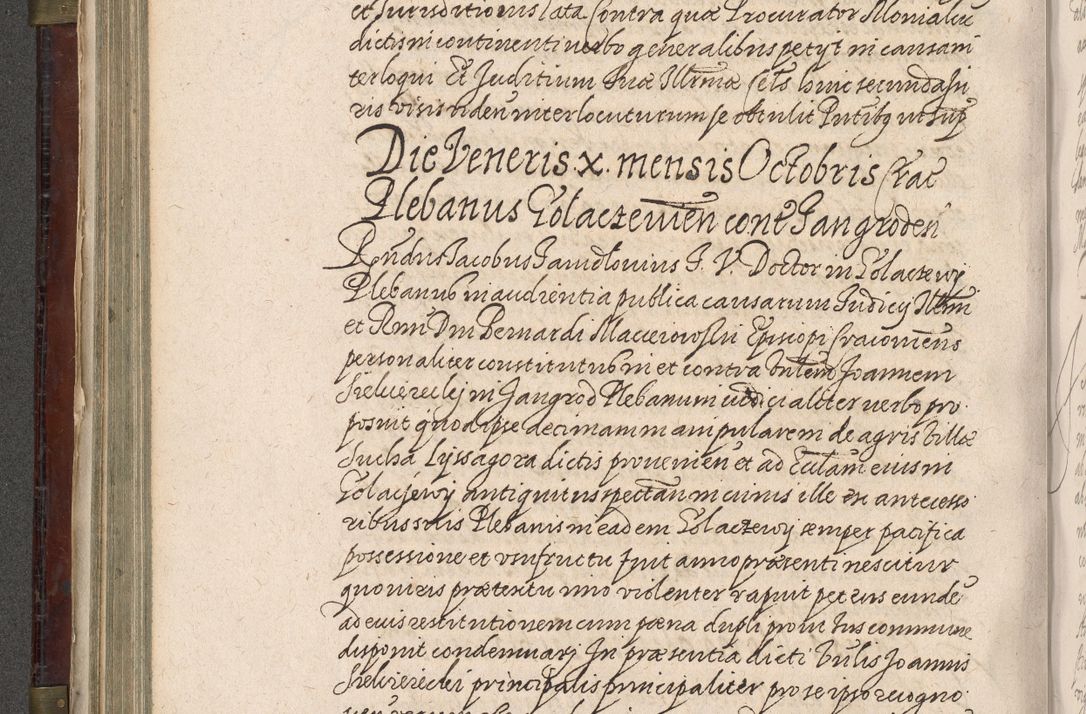 Zdjęcie nr 297 dla obiektu archiwalnego: Acta actorum, obligationum, inscriptionum, institutionum, erectionum, decretorum et generis eiusdem aliorum factorum et gestorum coram R. D. Bernardo Maciejowski, episcopo Cracoviensi per annnos 1603 - 1606 mensem Septembrem inclusive acticatorum.