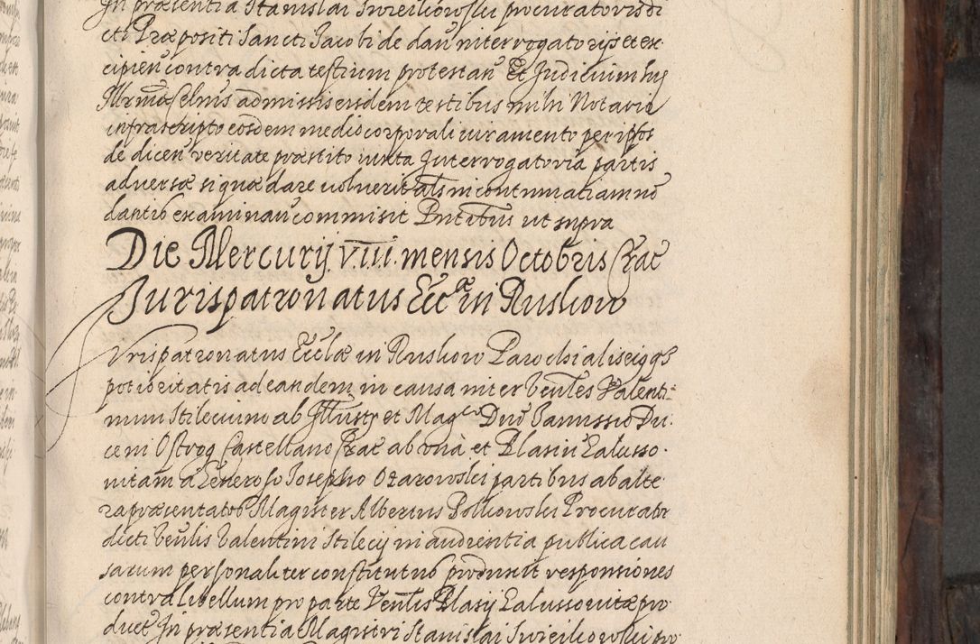 Zdjęcie nr 294 dla obiektu archiwalnego: Acta actorum, obligationum, inscriptionum, institutionum, erectionum, decretorum et generis eiusdem aliorum factorum et gestorum coram R. D. Bernardo Maciejowski, episcopo Cracoviensi per annnos 1603 - 1606 mensem Septembrem inclusive acticatorum.