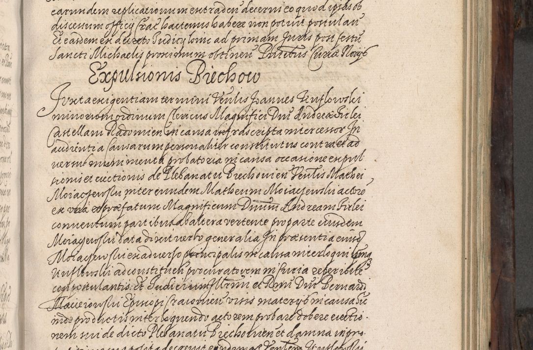 Zdjęcie nr 290 dla obiektu archiwalnego: Acta actorum, obligationum, inscriptionum, institutionum, erectionum, decretorum et generis eiusdem aliorum factorum et gestorum coram R. D. Bernardo Maciejowski, episcopo Cracoviensi per annnos 1603 - 1606 mensem Septembrem inclusive acticatorum.