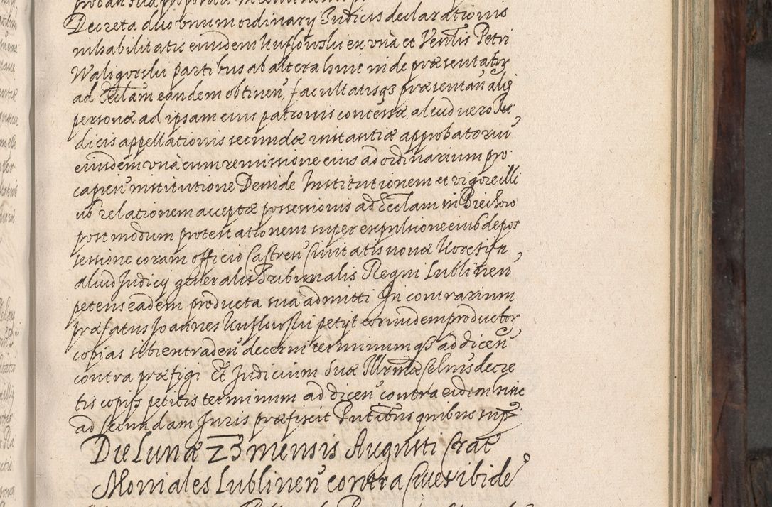 Zdjęcie nr 288 dla obiektu archiwalnego: Acta actorum, obligationum, inscriptionum, institutionum, erectionum, decretorum et generis eiusdem aliorum factorum et gestorum coram R. D. Bernardo Maciejowski, episcopo Cracoviensi per annnos 1603 - 1606 mensem Septembrem inclusive acticatorum.