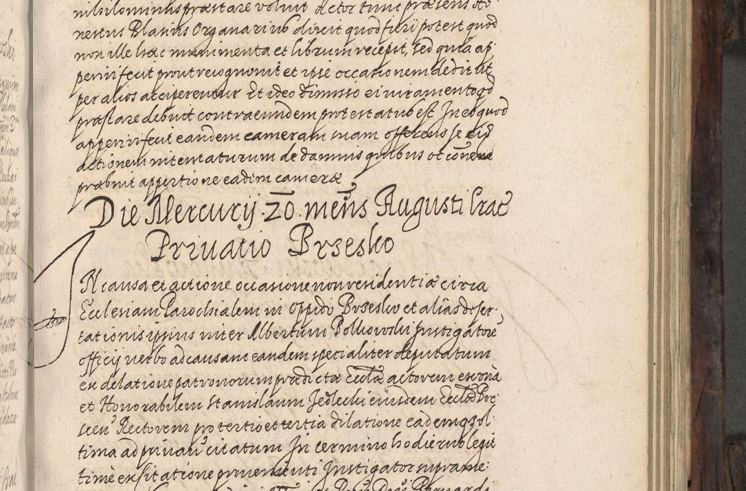Zdjęcie nr 286 dla obiektu archiwalnego: Acta actorum, obligationum, inscriptionum, institutionum, erectionum, decretorum et generis eiusdem aliorum factorum et gestorum coram R. D. Bernardo Maciejowski, episcopo Cracoviensi per annnos 1603 - 1606 mensem Septembrem inclusive acticatorum.