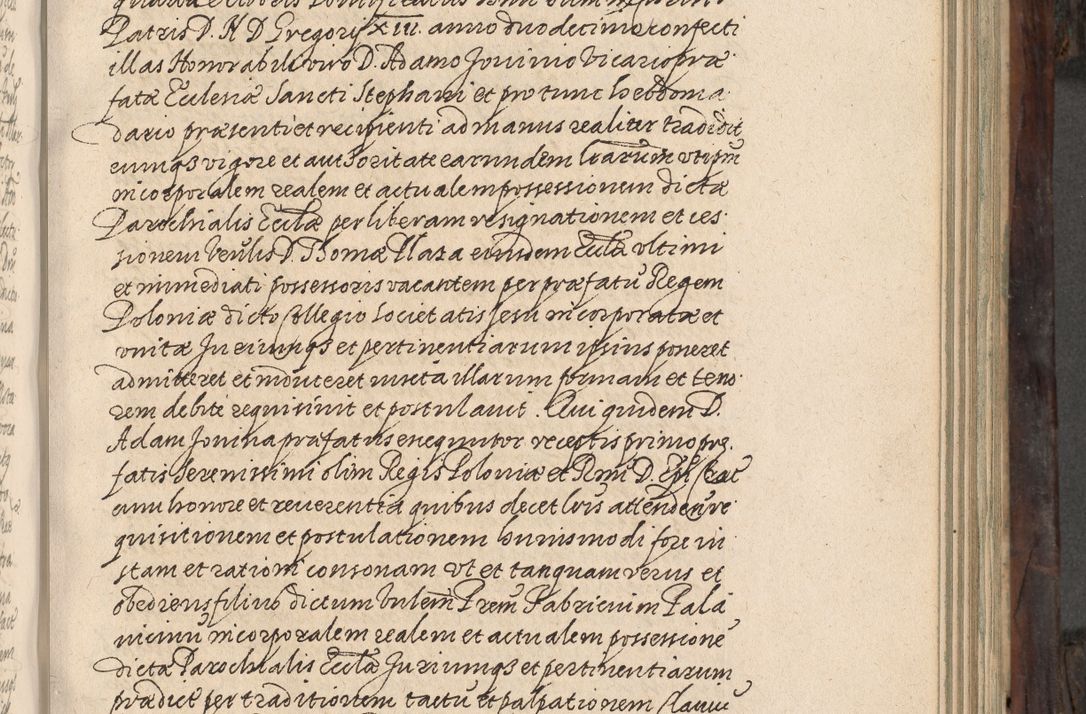 Zdjęcie nr 282 dla obiektu archiwalnego: Acta actorum, obligationum, inscriptionum, institutionum, erectionum, decretorum et generis eiusdem aliorum factorum et gestorum coram R. D. Bernardo Maciejowski, episcopo Cracoviensi per annnos 1603 - 1606 mensem Septembrem inclusive acticatorum.