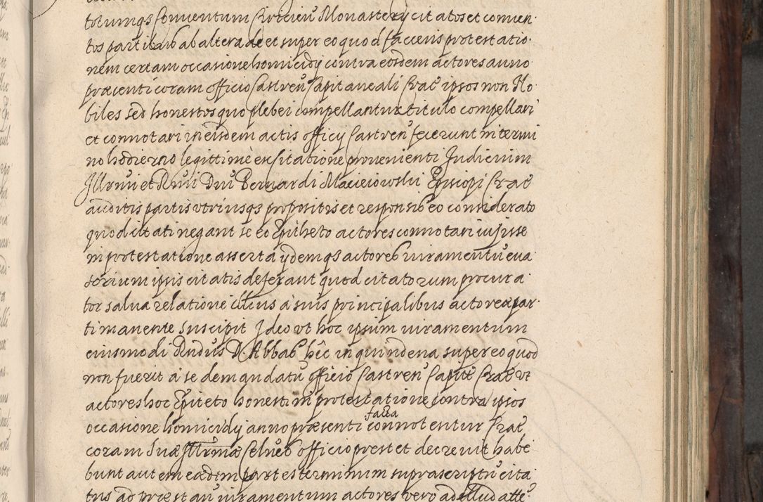 Zdjęcie nr 270 dla obiektu archiwalnego: Acta actorum, obligationum, inscriptionum, institutionum, erectionum, decretorum et generis eiusdem aliorum factorum et gestorum coram R. D. Bernardo Maciejowski, episcopo Cracoviensi per annnos 1603 - 1606 mensem Septembrem inclusive acticatorum.