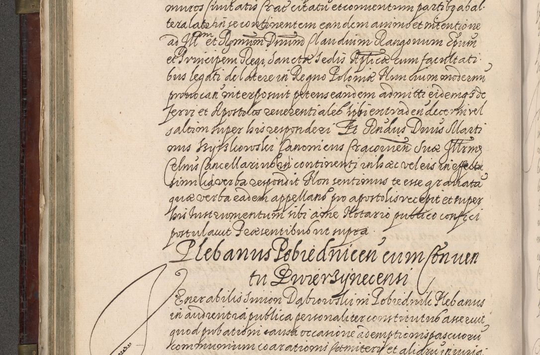 Zdjęcie nr 271 dla obiektu archiwalnego: Acta actorum, obligationum, inscriptionum, institutionum, erectionum, decretorum et generis eiusdem aliorum factorum et gestorum coram R. D. Bernardo Maciejowski, episcopo Cracoviensi per annnos 1603 - 1606 mensem Septembrem inclusive acticatorum.