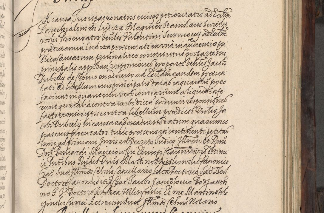 Zdjęcie nr 268 dla obiektu archiwalnego: Acta actorum, obligationum, inscriptionum, institutionum, erectionum, decretorum et generis eiusdem aliorum factorum et gestorum coram R. D. Bernardo Maciejowski, episcopo Cracoviensi per annnos 1603 - 1606 mensem Septembrem inclusive acticatorum.