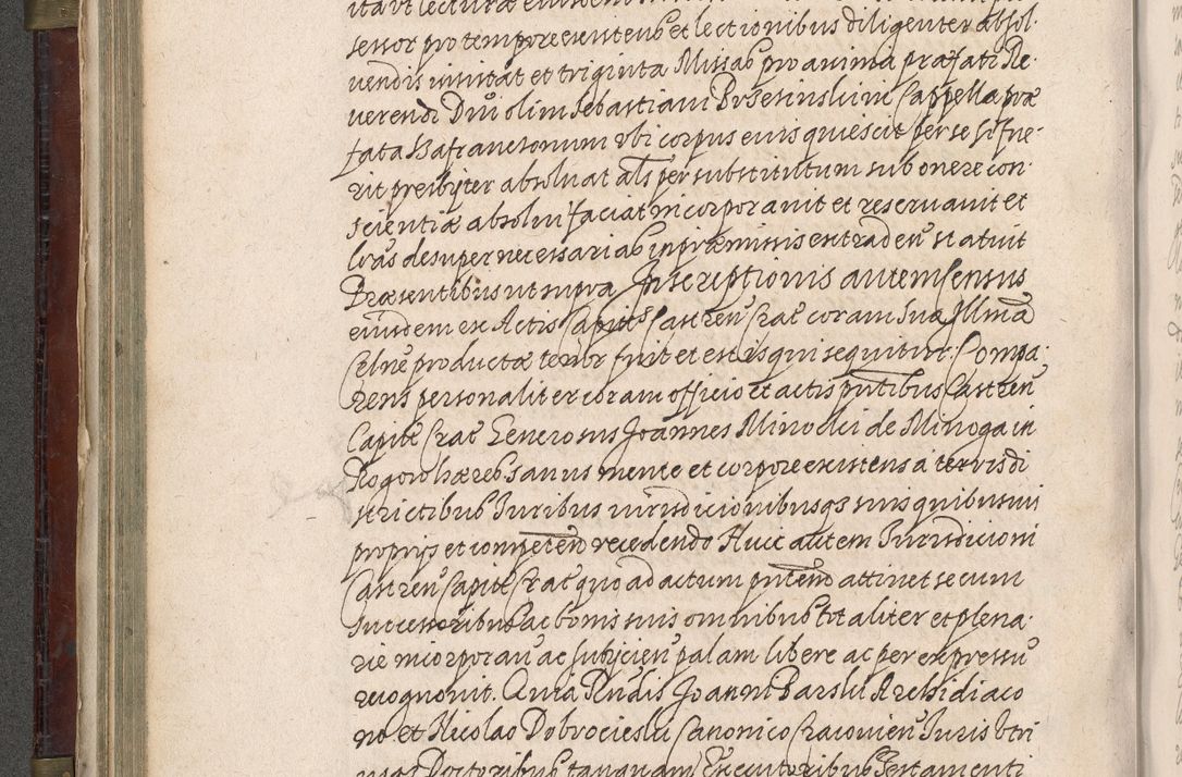 Zdjęcie nr 263 dla obiektu archiwalnego: Acta actorum, obligationum, inscriptionum, institutionum, erectionum, decretorum et generis eiusdem aliorum factorum et gestorum coram R. D. Bernardo Maciejowski, episcopo Cracoviensi per annnos 1603 - 1606 mensem Septembrem inclusive acticatorum.