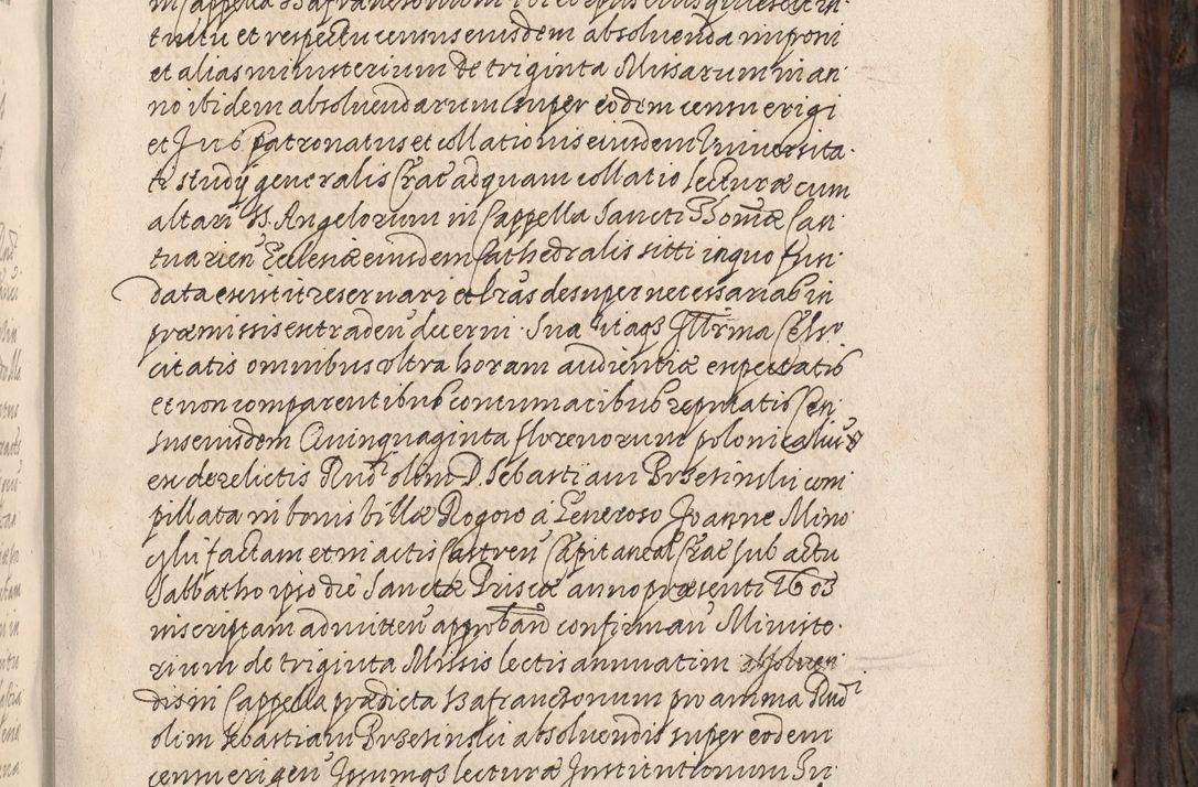 Zdjęcie nr 262 dla obiektu archiwalnego: Acta actorum, obligationum, inscriptionum, institutionum, erectionum, decretorum et generis eiusdem aliorum factorum et gestorum coram R. D. Bernardo Maciejowski, episcopo Cracoviensi per annnos 1603 - 1606 mensem Septembrem inclusive acticatorum.