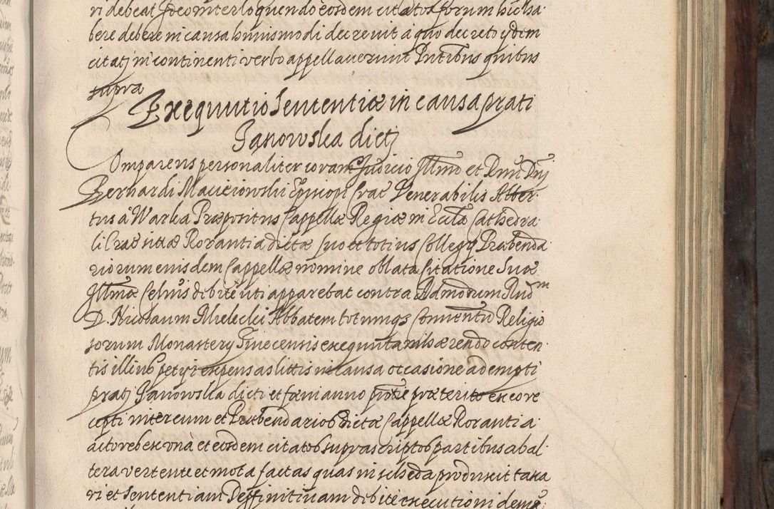 Zdjęcie nr 254 dla obiektu archiwalnego: Acta actorum, obligationum, inscriptionum, institutionum, erectionum, decretorum et generis eiusdem aliorum factorum et gestorum coram R. D. Bernardo Maciejowski, episcopo Cracoviensi per annnos 1603 - 1606 mensem Septembrem inclusive acticatorum.