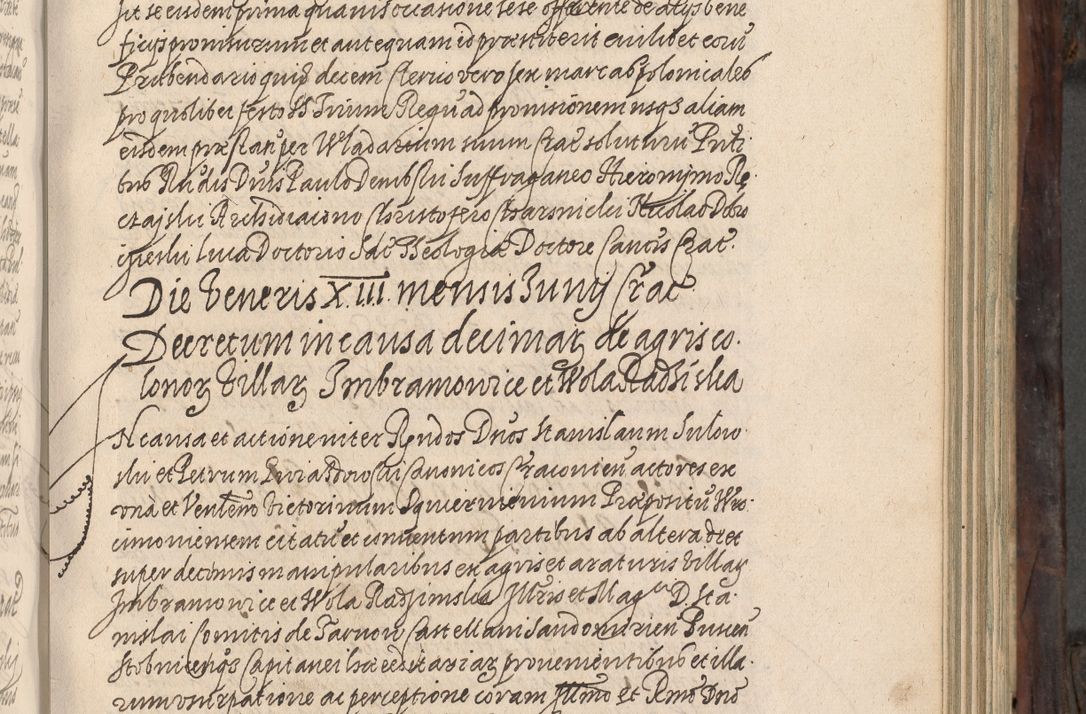 Zdjęcie nr 252 dla obiektu archiwalnego: Acta actorum, obligationum, inscriptionum, institutionum, erectionum, decretorum et generis eiusdem aliorum factorum et gestorum coram R. D. Bernardo Maciejowski, episcopo Cracoviensi per annnos 1603 - 1606 mensem Septembrem inclusive acticatorum.