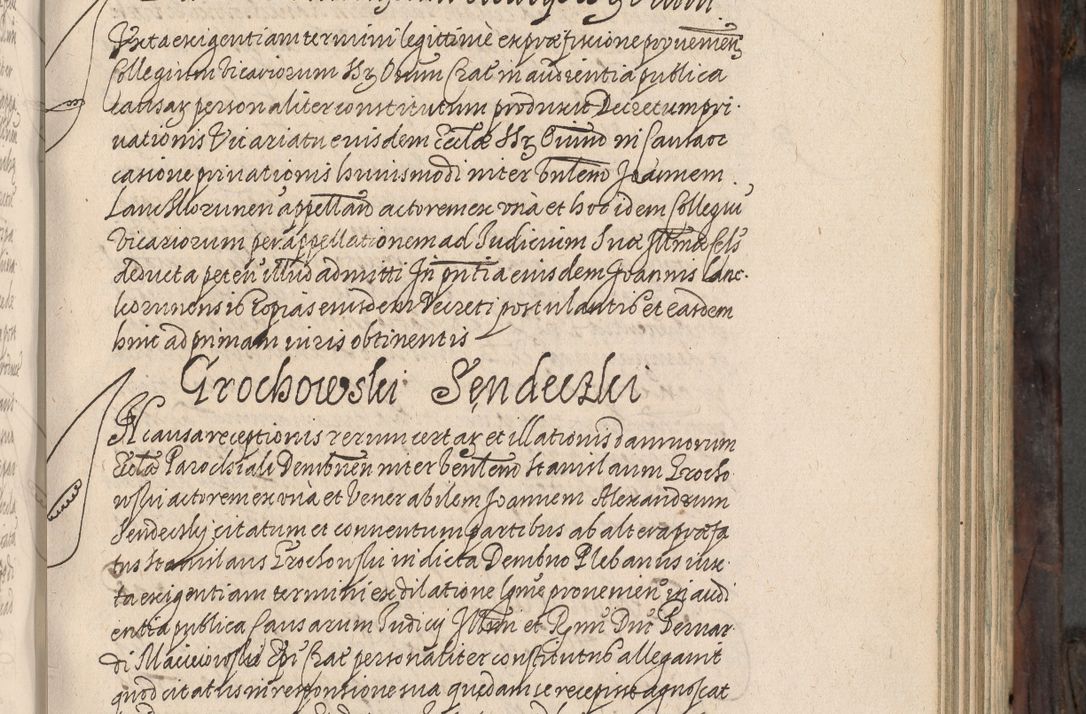 Zdjęcie nr 250 dla obiektu archiwalnego: Acta actorum, obligationum, inscriptionum, institutionum, erectionum, decretorum et generis eiusdem aliorum factorum et gestorum coram R. D. Bernardo Maciejowski, episcopo Cracoviensi per annnos 1603 - 1606 mensem Septembrem inclusive acticatorum.