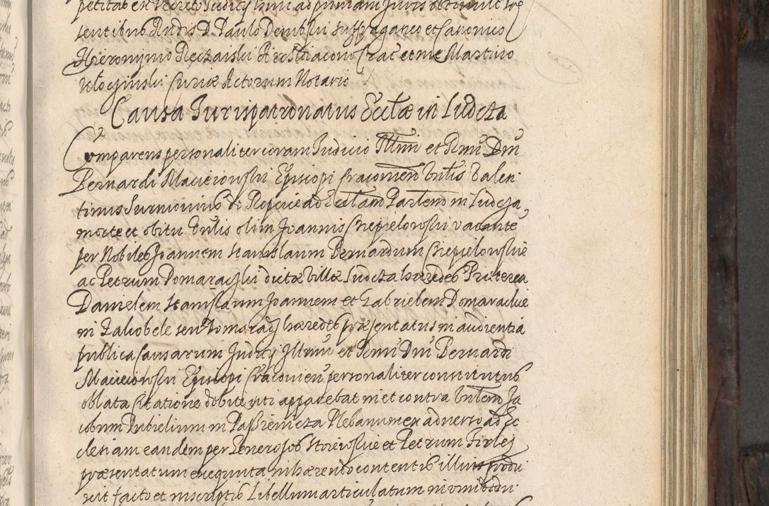 Zdjęcie nr 240 dla obiektu archiwalnego: Acta actorum, obligationum, inscriptionum, institutionum, erectionum, decretorum et generis eiusdem aliorum factorum et gestorum coram R. D. Bernardo Maciejowski, episcopo Cracoviensi per annnos 1603 - 1606 mensem Septembrem inclusive acticatorum.