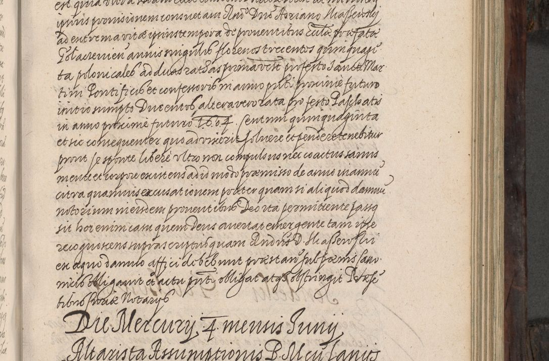Zdjęcie nr 230 dla obiektu archiwalnego: Acta actorum, obligationum, inscriptionum, institutionum, erectionum, decretorum et generis eiusdem aliorum factorum et gestorum coram R. D. Bernardo Maciejowski, episcopo Cracoviensi per annnos 1603 - 1606 mensem Septembrem inclusive acticatorum.