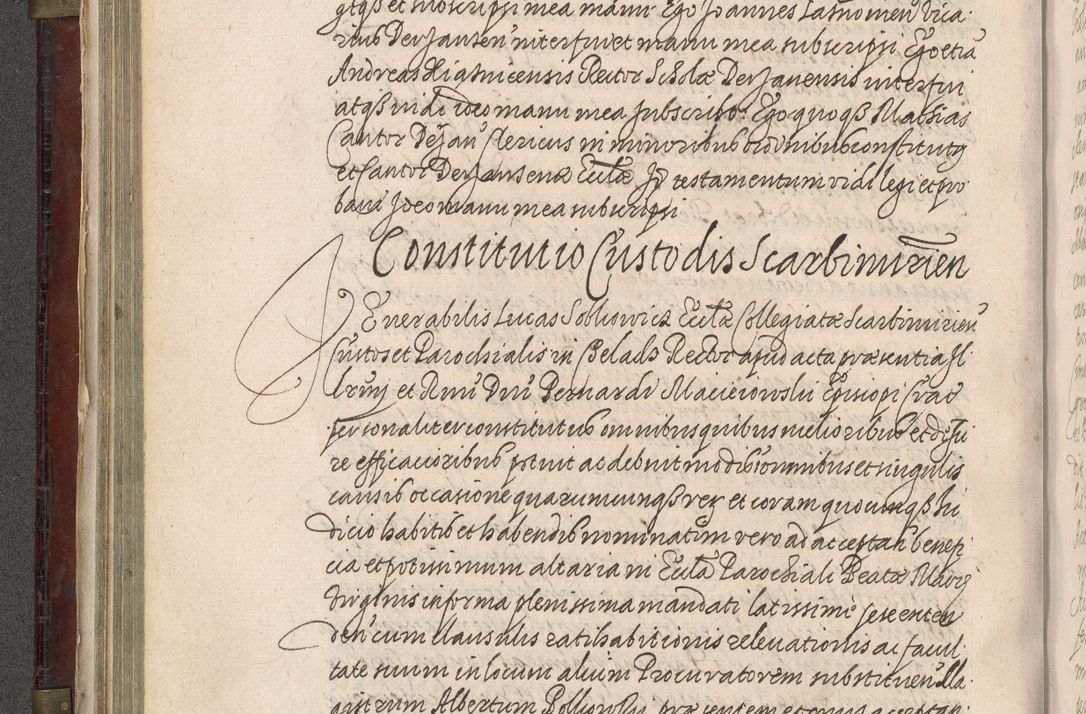 Zdjęcie nr 219 dla obiektu archiwalnego: Acta actorum, obligationum, inscriptionum, institutionum, erectionum, decretorum et generis eiusdem aliorum factorum et gestorum coram R. D. Bernardo Maciejowski, episcopo Cracoviensi per annnos 1603 - 1606 mensem Septembrem inclusive acticatorum.