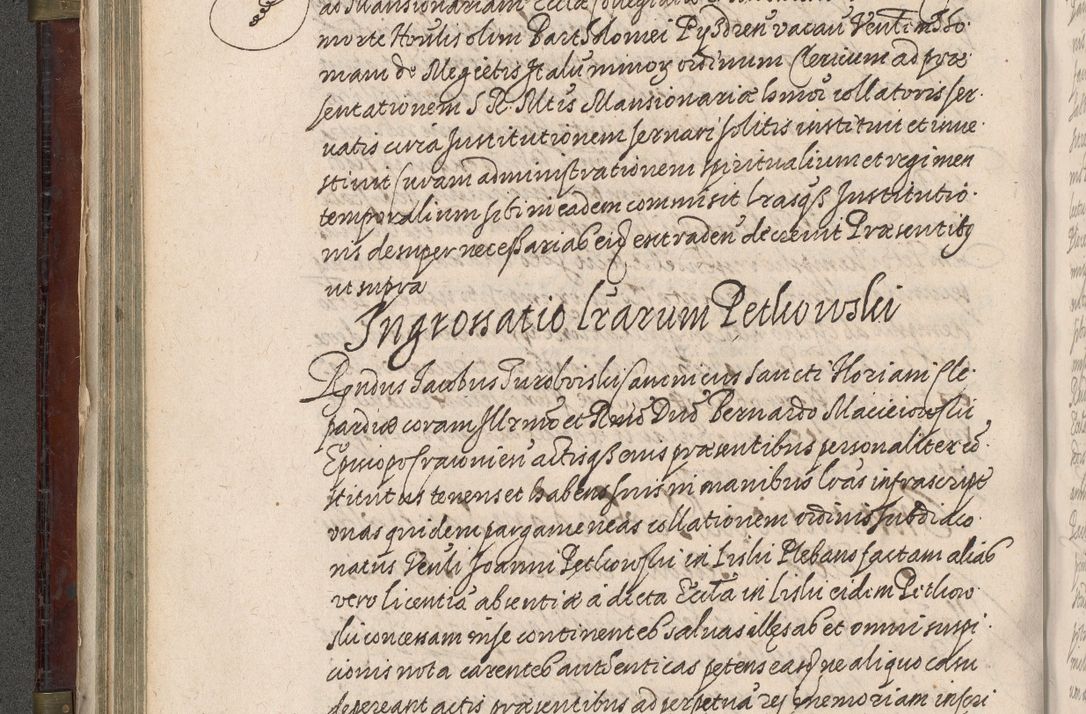 Zdjęcie nr 213 dla obiektu archiwalnego: Acta actorum, obligationum, inscriptionum, institutionum, erectionum, decretorum et generis eiusdem aliorum factorum et gestorum coram R. D. Bernardo Maciejowski, episcopo Cracoviensi per annnos 1603 - 1606 mensem Septembrem inclusive acticatorum.