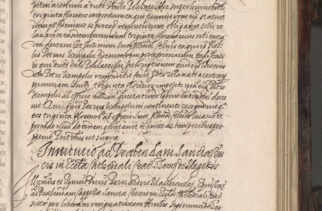 Zdjęcie nr 212 dla obiektu archiwalnego: Acta actorum, obligationum, inscriptionum, institutionum, erectionum, decretorum et generis eiusdem aliorum factorum et gestorum coram R. D. Bernardo Maciejowski, episcopo Cracoviensi per annnos 1603 - 1606 mensem Septembrem inclusive acticatorum.