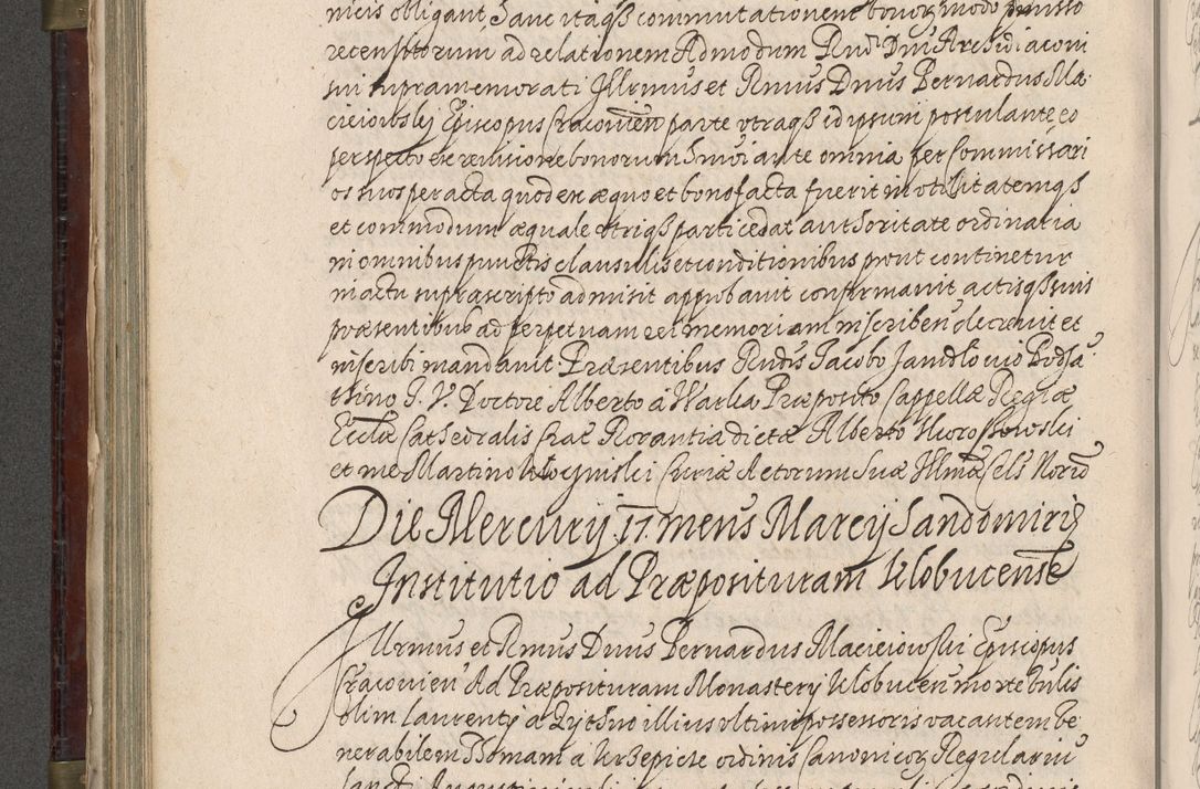 Zdjęcie nr 409 dla obiektu archiwalnego: Acta actorum, obligationum, inscriptionum, institutionum, erectionum, decretorum et generis eiusdem aliorum factorum et gestorum coram R. D. Bernardo Maciejowski, episcopo Cracoviensi per annnos 1603 - 1606 mensem Septembrem inclusive acticatorum.