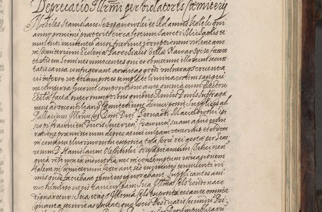 Zdjęcie nr 406 dla obiektu archiwalnego: Acta actorum, obligationum, inscriptionum, institutionum, erectionum, decretorum et generis eiusdem aliorum factorum et gestorum coram R. D. Bernardo Maciejowski, episcopo Cracoviensi per annnos 1603 - 1606 mensem Septembrem inclusive acticatorum.