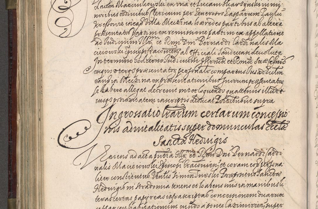 Zdjęcie nr 603 dla obiektu archiwalnego: Acta actorum, obligationum, inscriptionum, institutionum, erectionum, decretorum et generis eiusdem aliorum factorum et gestorum coram R. D. Bernardo Maciejowski, episcopo Cracoviensi per annnos 1603 - 1606 mensem Septembrem inclusive acticatorum.