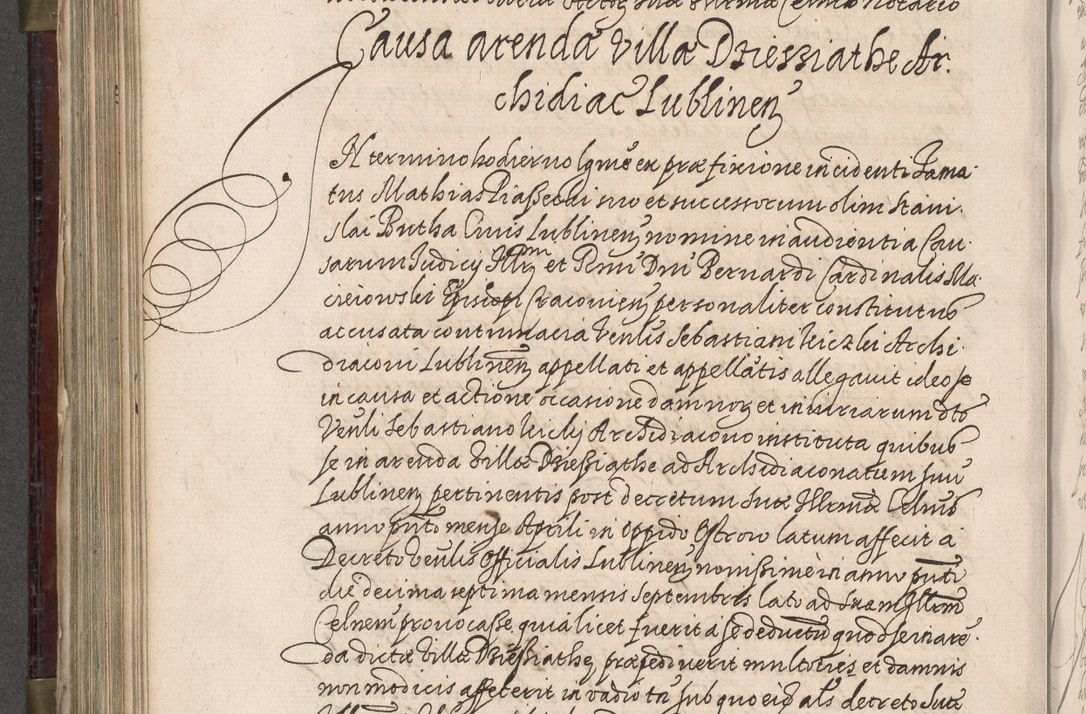 Zdjęcie nr 601 dla obiektu archiwalnego: Acta actorum, obligationum, inscriptionum, institutionum, erectionum, decretorum et generis eiusdem aliorum factorum et gestorum coram R. D. Bernardo Maciejowski, episcopo Cracoviensi per annnos 1603 - 1606 mensem Septembrem inclusive acticatorum.