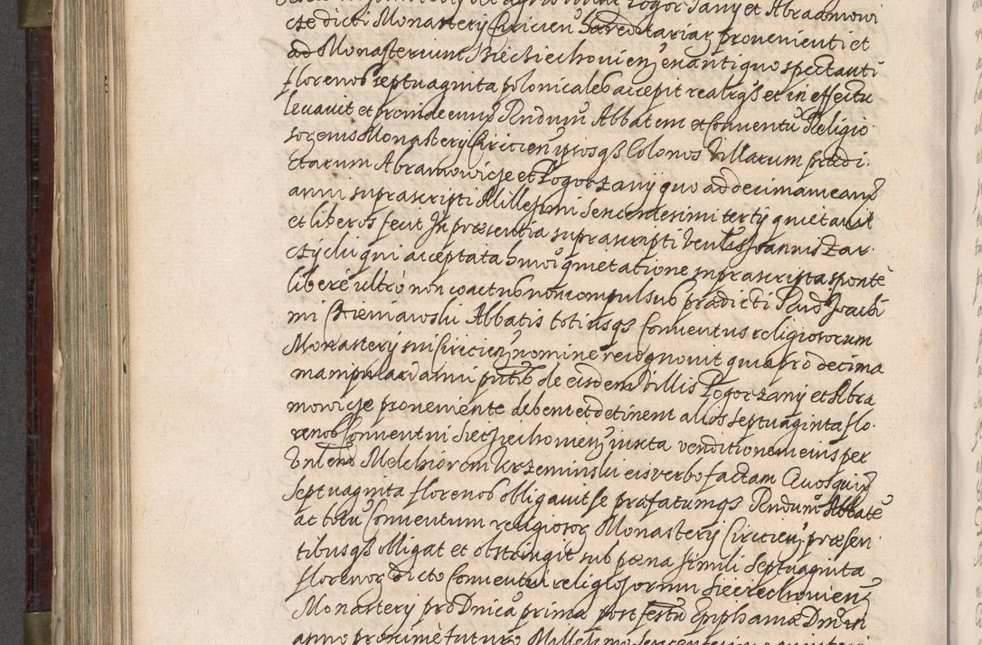 Zdjęcie nr 599 dla obiektu archiwalnego: Acta actorum, obligationum, inscriptionum, institutionum, erectionum, decretorum et generis eiusdem aliorum factorum et gestorum coram R. D. Bernardo Maciejowski, episcopo Cracoviensi per annnos 1603 - 1606 mensem Septembrem inclusive acticatorum.