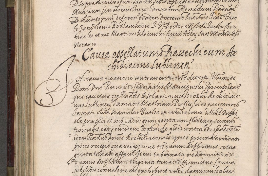Zdjęcie nr 595 dla obiektu archiwalnego: Acta actorum, obligationum, inscriptionum, institutionum, erectionum, decretorum et generis eiusdem aliorum factorum et gestorum coram R. D. Bernardo Maciejowski, episcopo Cracoviensi per annnos 1603 - 1606 mensem Septembrem inclusive acticatorum.