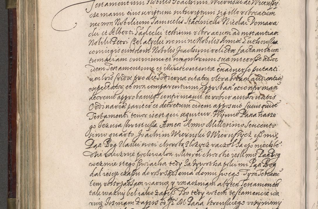 Zdjęcie nr 589 dla obiektu archiwalnego: Acta actorum, obligationum, inscriptionum, institutionum, erectionum, decretorum et generis eiusdem aliorum factorum et gestorum coram R. D. Bernardo Maciejowski, episcopo Cracoviensi per annnos 1603 - 1606 mensem Septembrem inclusive acticatorum.