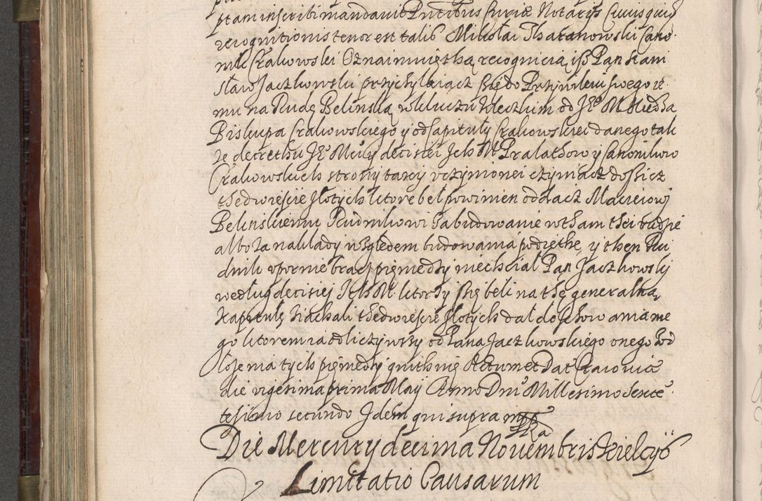 Zdjęcie nr 591 dla obiektu archiwalnego: Acta actorum, obligationum, inscriptionum, institutionum, erectionum, decretorum et generis eiusdem aliorum factorum et gestorum coram R. D. Bernardo Maciejowski, episcopo Cracoviensi per annnos 1603 - 1606 mensem Septembrem inclusive acticatorum.