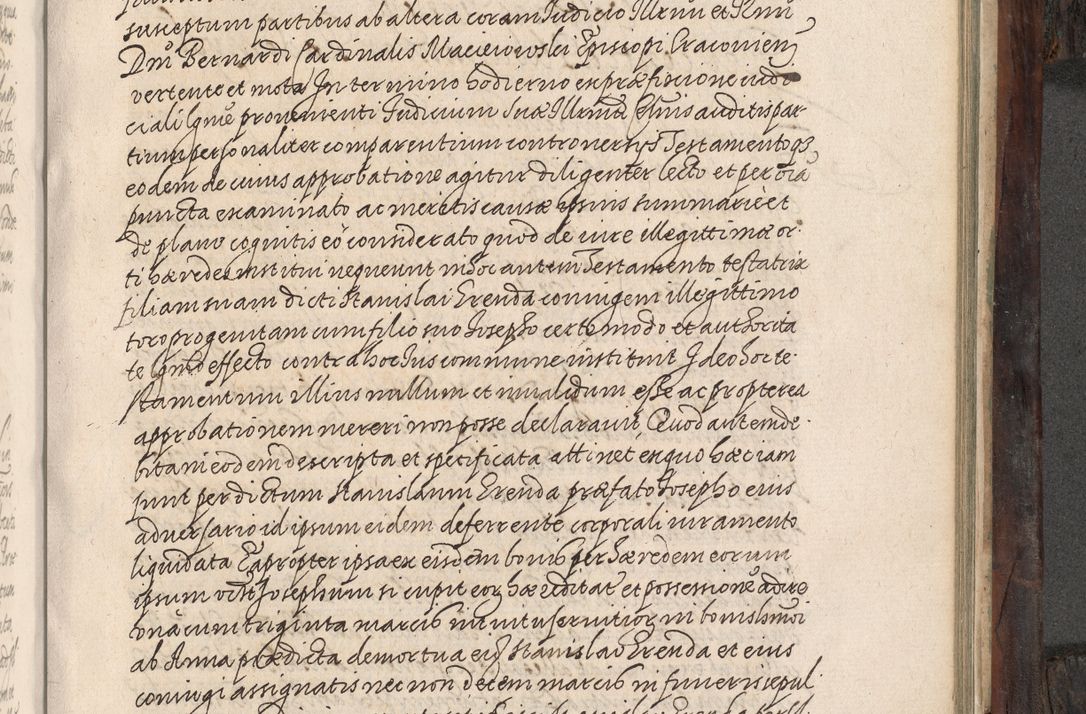 Zdjęcie nr 584 dla obiektu archiwalnego: Acta actorum, obligationum, inscriptionum, institutionum, erectionum, decretorum et generis eiusdem aliorum factorum et gestorum coram R. D. Bernardo Maciejowski, episcopo Cracoviensi per annnos 1603 - 1606 mensem Septembrem inclusive acticatorum.
