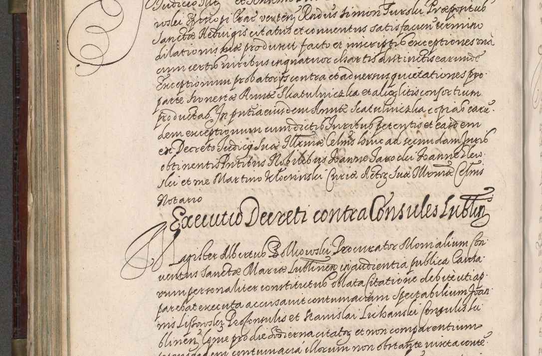 Zdjęcie nr 581 dla obiektu archiwalnego: Acta actorum, obligationum, inscriptionum, institutionum, erectionum, decretorum et generis eiusdem aliorum factorum et gestorum coram R. D. Bernardo Maciejowski, episcopo Cracoviensi per annnos 1603 - 1606 mensem Septembrem inclusive acticatorum.