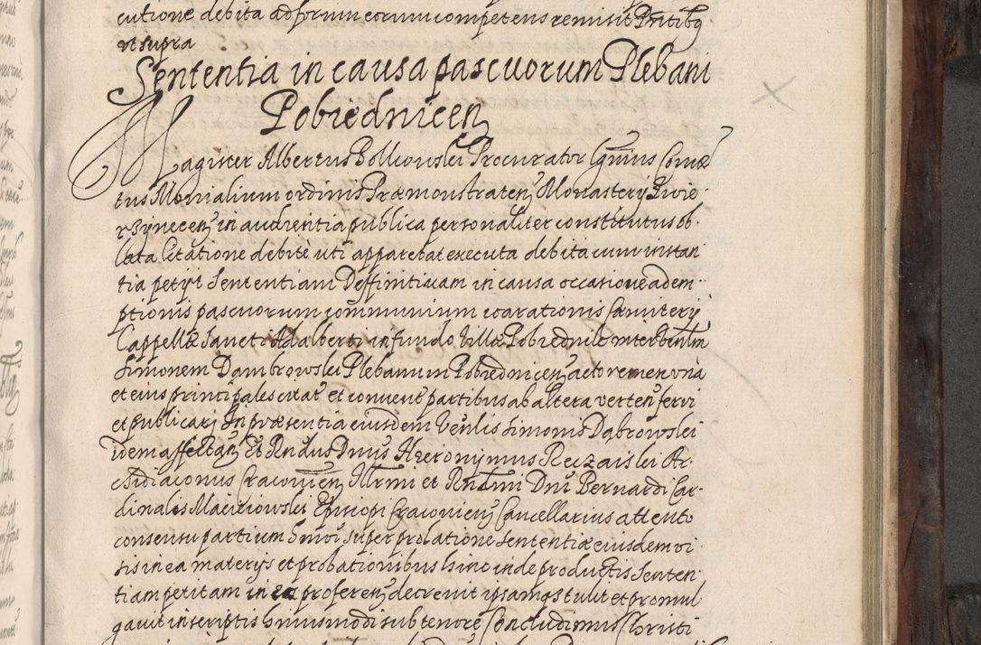 Zdjęcie nr 582 dla obiektu archiwalnego: Acta actorum, obligationum, inscriptionum, institutionum, erectionum, decretorum et generis eiusdem aliorum factorum et gestorum coram R. D. Bernardo Maciejowski, episcopo Cracoviensi per annnos 1603 - 1606 mensem Septembrem inclusive acticatorum.