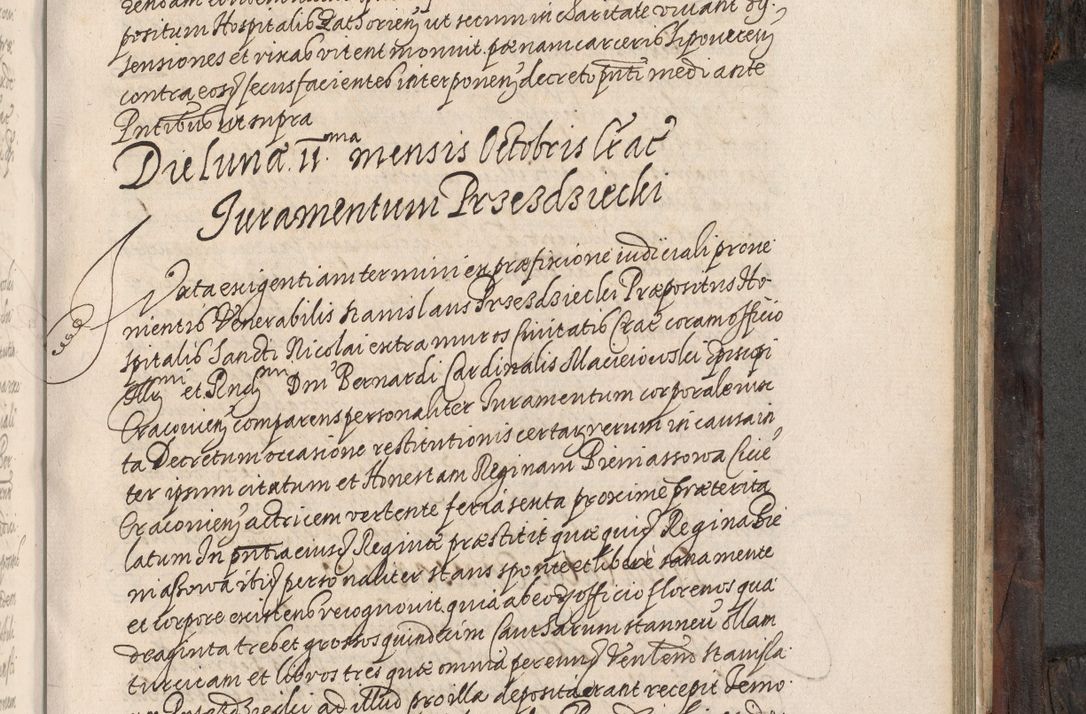 Zdjęcie nr 578 dla obiektu archiwalnego: Acta actorum, obligationum, inscriptionum, institutionum, erectionum, decretorum et generis eiusdem aliorum factorum et gestorum coram R. D. Bernardo Maciejowski, episcopo Cracoviensi per annnos 1603 - 1606 mensem Septembrem inclusive acticatorum.