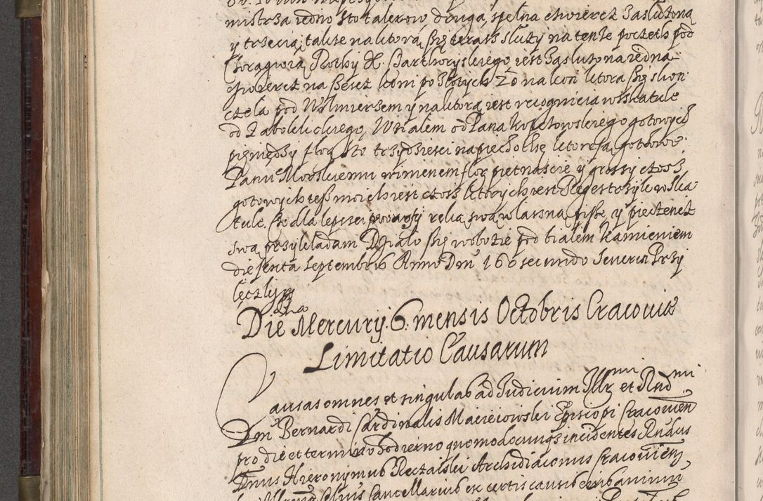 Zdjęcie nr 567 dla obiektu archiwalnego: Acta actorum, obligationum, inscriptionum, institutionum, erectionum, decretorum et generis eiusdem aliorum factorum et gestorum coram R. D. Bernardo Maciejowski, episcopo Cracoviensi per annnos 1603 - 1606 mensem Septembrem inclusive acticatorum.
