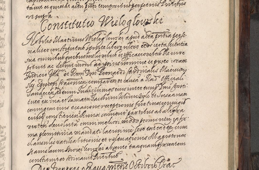 Zdjęcie nr 568 dla obiektu archiwalnego: Acta actorum, obligationum, inscriptionum, institutionum, erectionum, decretorum et generis eiusdem aliorum factorum et gestorum coram R. D. Bernardo Maciejowski, episcopo Cracoviensi per annnos 1603 - 1606 mensem Septembrem inclusive acticatorum.