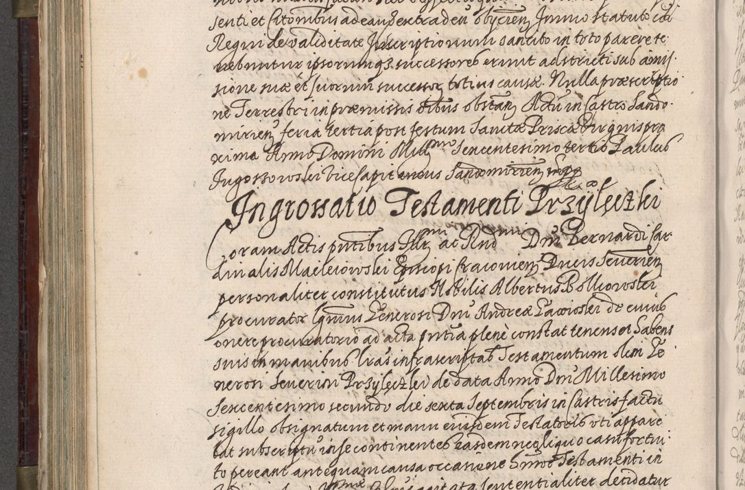Zdjęcie nr 565 dla obiektu archiwalnego: Acta actorum, obligationum, inscriptionum, institutionum, erectionum, decretorum et generis eiusdem aliorum factorum et gestorum coram R. D. Bernardo Maciejowski, episcopo Cracoviensi per annnos 1603 - 1606 mensem Septembrem inclusive acticatorum.
