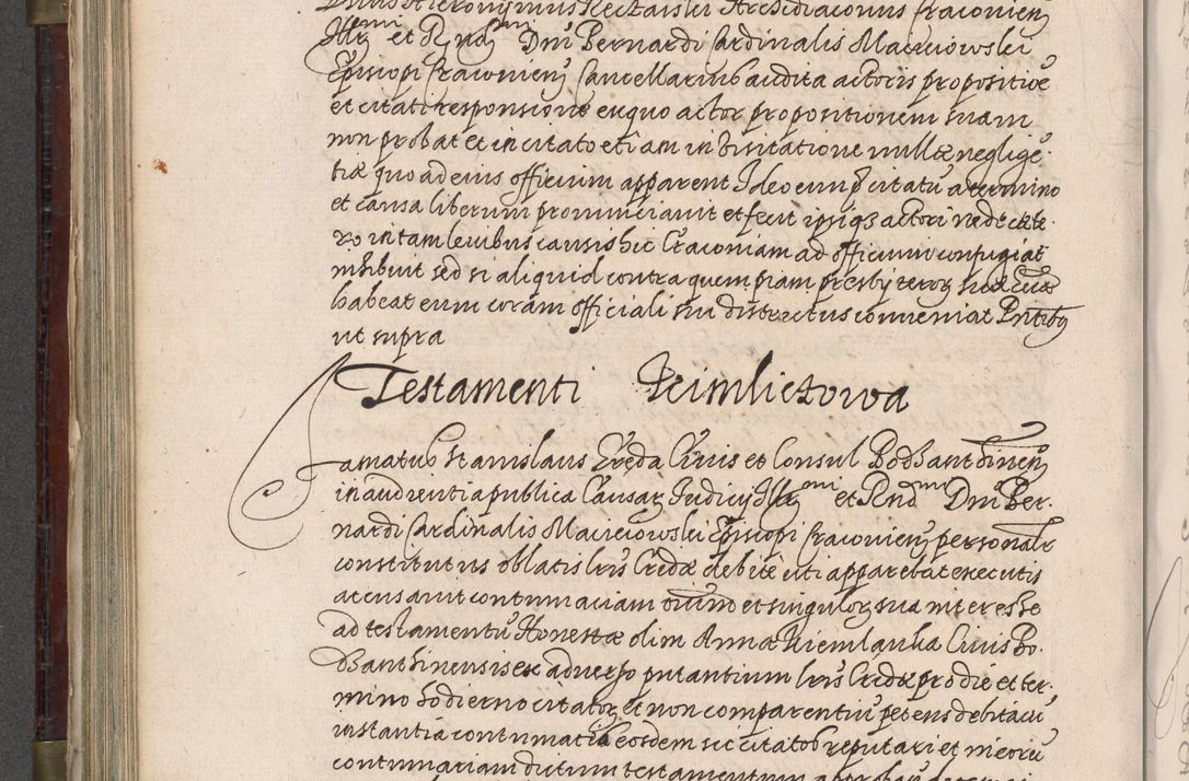 Zdjęcie nr 547 dla obiektu archiwalnego: Acta actorum, obligationum, inscriptionum, institutionum, erectionum, decretorum et generis eiusdem aliorum factorum et gestorum coram R. D. Bernardo Maciejowski, episcopo Cracoviensi per annnos 1603 - 1606 mensem Septembrem inclusive acticatorum.