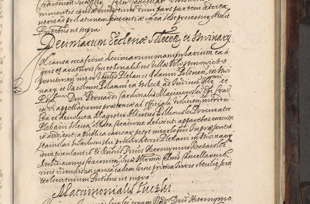 Zdjęcie nr 542 dla obiektu archiwalnego: Acta actorum, obligationum, inscriptionum, institutionum, erectionum, decretorum et generis eiusdem aliorum factorum et gestorum coram R. D. Bernardo Maciejowski, episcopo Cracoviensi per annnos 1603 - 1606 mensem Septembrem inclusive acticatorum.