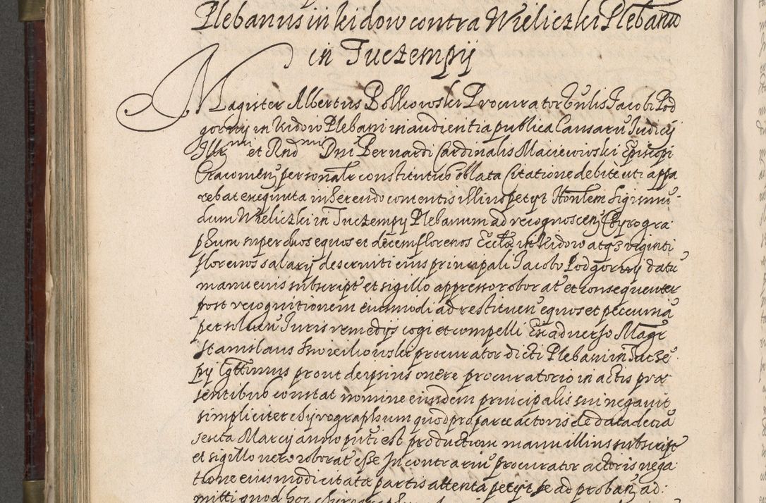 Zdjęcie nr 543 dla obiektu archiwalnego: Acta actorum, obligationum, inscriptionum, institutionum, erectionum, decretorum et generis eiusdem aliorum factorum et gestorum coram R. D. Bernardo Maciejowski, episcopo Cracoviensi per annnos 1603 - 1606 mensem Septembrem inclusive acticatorum.
