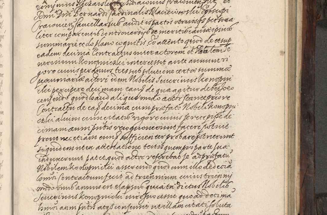 Zdjęcie nr 524 dla obiektu archiwalnego: Acta actorum, obligationum, inscriptionum, institutionum, erectionum, decretorum et generis eiusdem aliorum factorum et gestorum coram R. D. Bernardo Maciejowski, episcopo Cracoviensi per annnos 1603 - 1606 mensem Septembrem inclusive acticatorum.